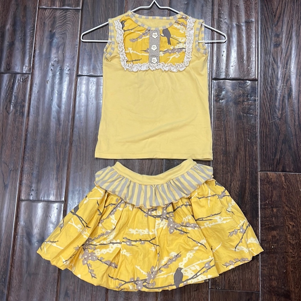 2 pc Persnickety Skirt Set Sz 6